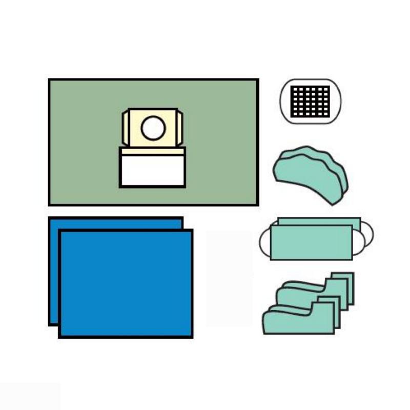 Комплект одягу та покриттів офтальмологічний, стерильний, одноразового використання ,ТМ «АХІЛЛ»